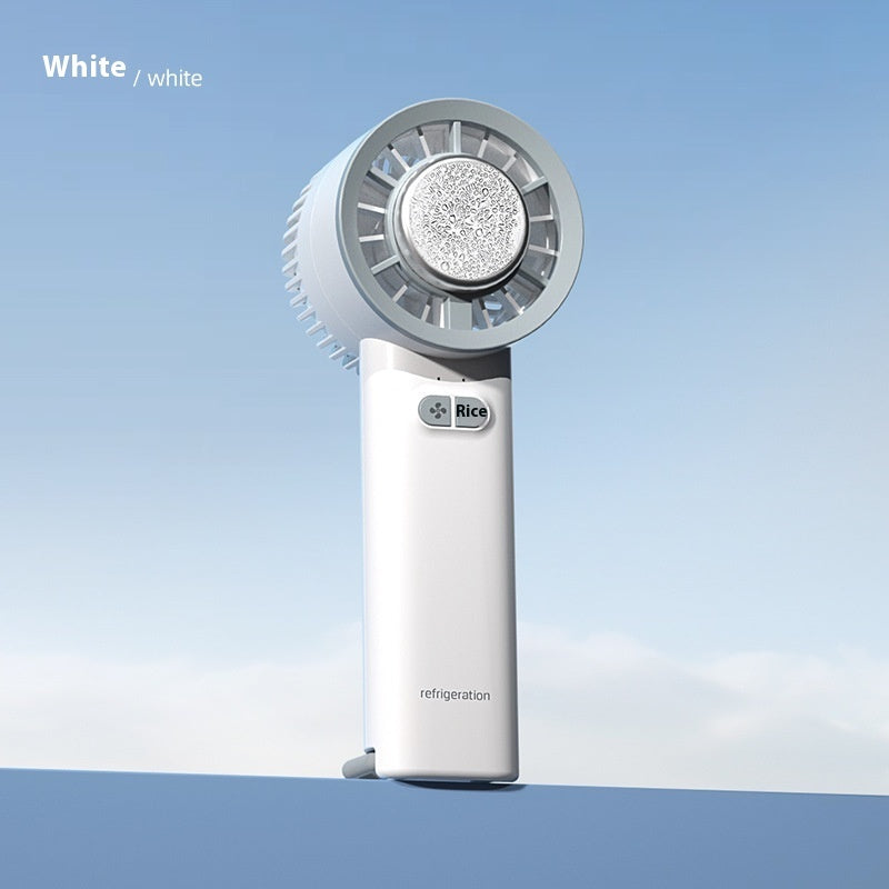 Handheld Mini Fan with Ice Cold Air Generation