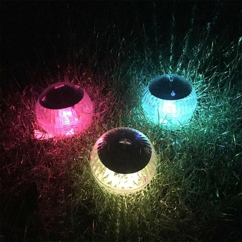 Outdoor Solar LED Floating Pond Lights with RGB Color Change