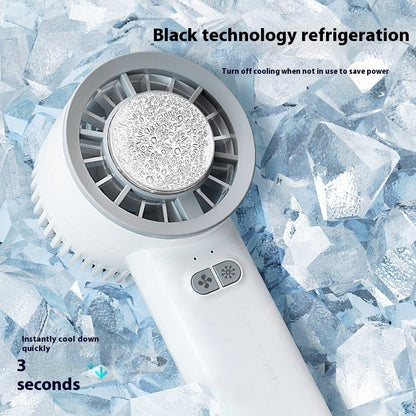 Handheld Mini Fan with Ice Cold Air Generation