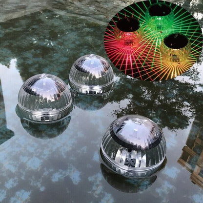 Outdoor Solar LED Floating Pond Lights with RGB Color Change