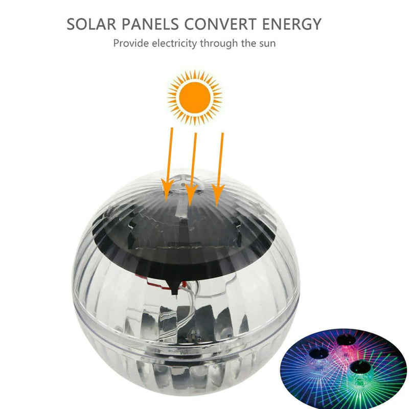 Outdoor Solar LED Floating Pond Lights with RGB Color Change