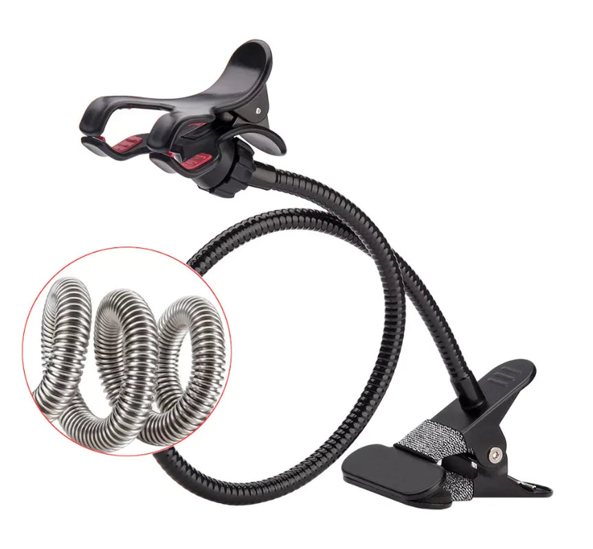 Lazy Mobile Phone Flexible Stand Holder Clip On