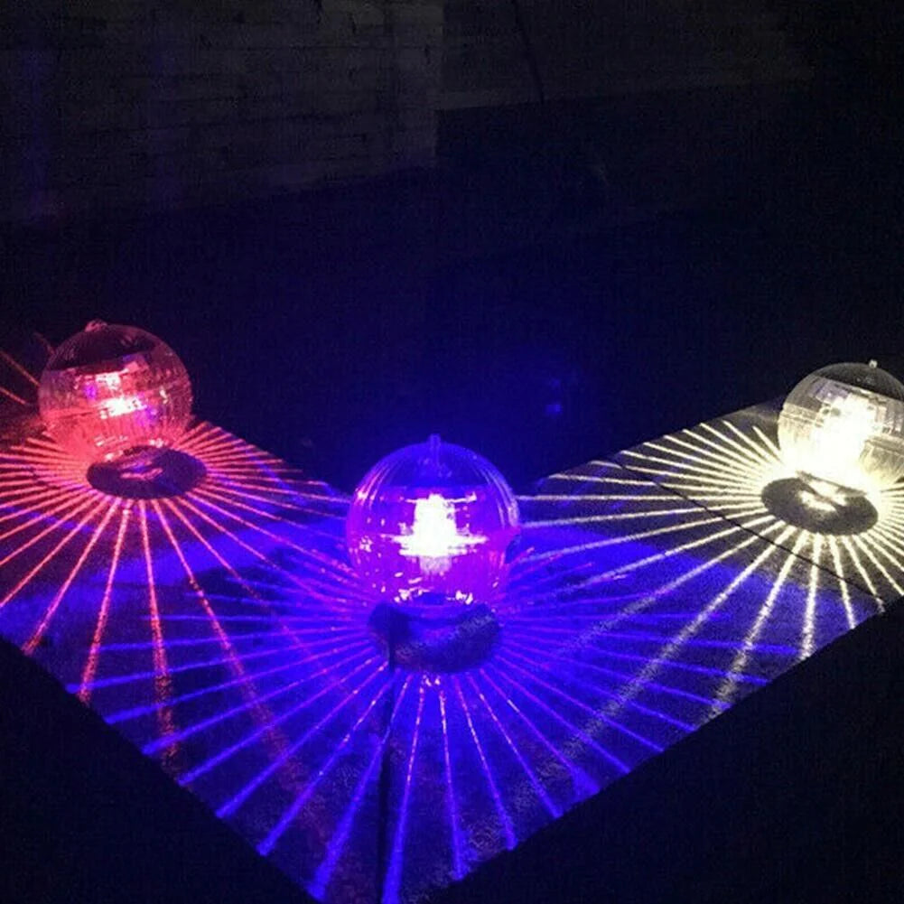 Outdoor Solar LED Floating Pond Lights with RGB Color Change