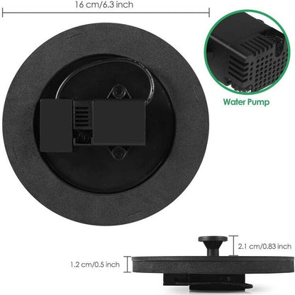 Solar Powered Floating Bird Bath Fountain