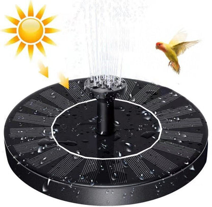 Solar Powered Floating Bird Bath Fountain