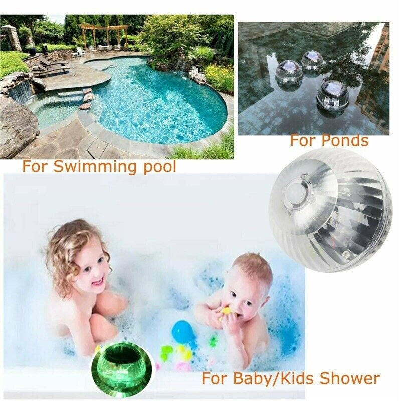 Outdoor Solar LED Floating Pond Lights with RGB Color Change