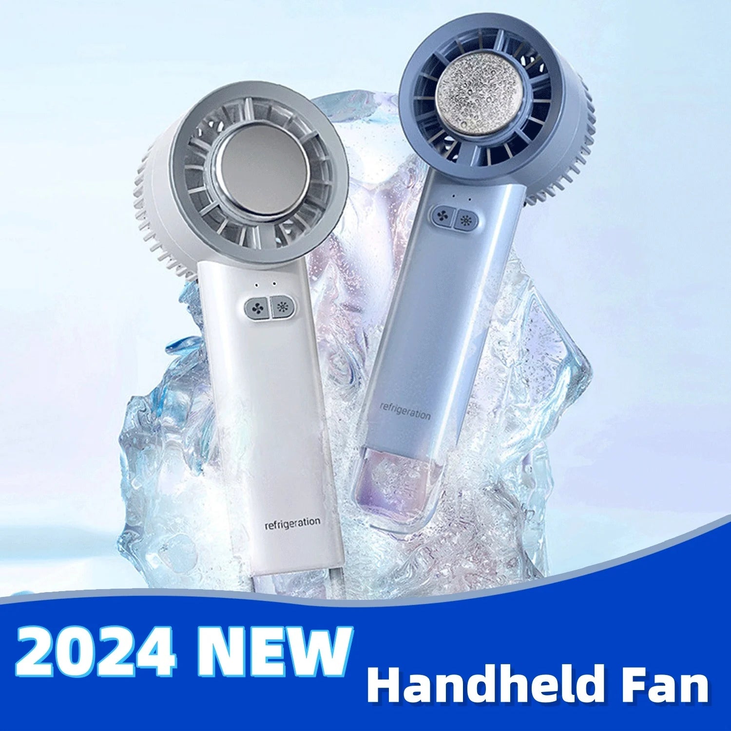 Handheld Mini Fan with Ice Cold Air Generation