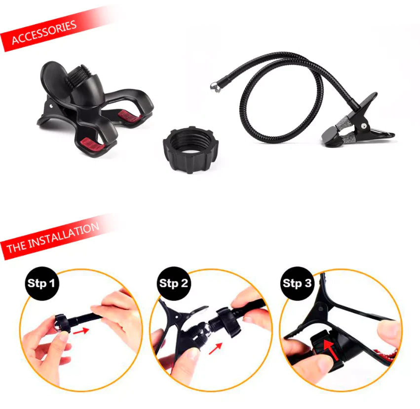 Lazy Mobile Phone Flexible Stand Holder Clip On