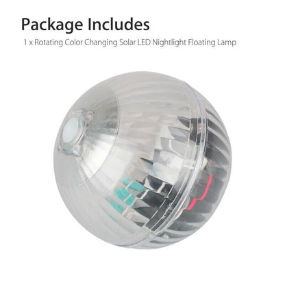 Outdoor Solar LED Floating Pond Lights with RGB Color Change