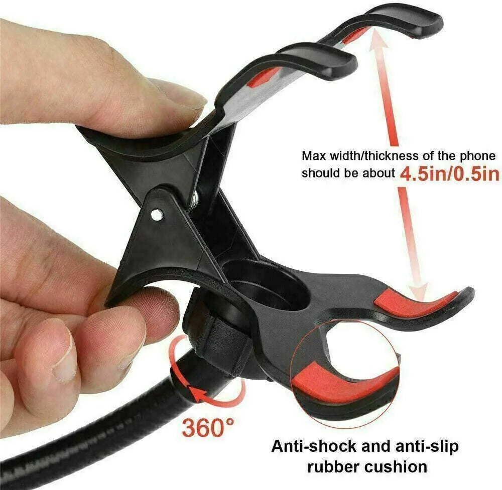 Lazy Mobile Phone Flexible Stand Holder Clip On