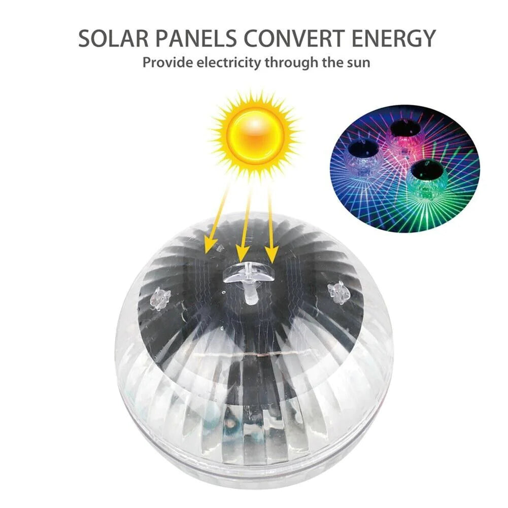 Outdoor Solar LED Floating Pond Lights with RGB Color Change