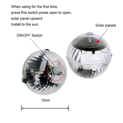 Outdoor Solar LED Floating Pond Lights with RGB Color Change